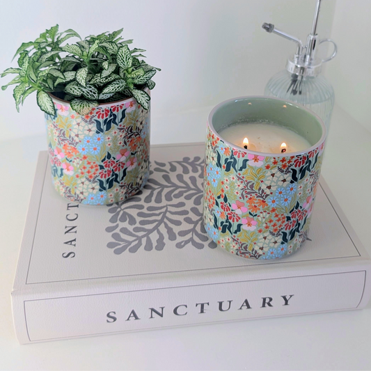 Sanctuary Garden Candle | Indoor & Outdoor Essential Oil Candle.