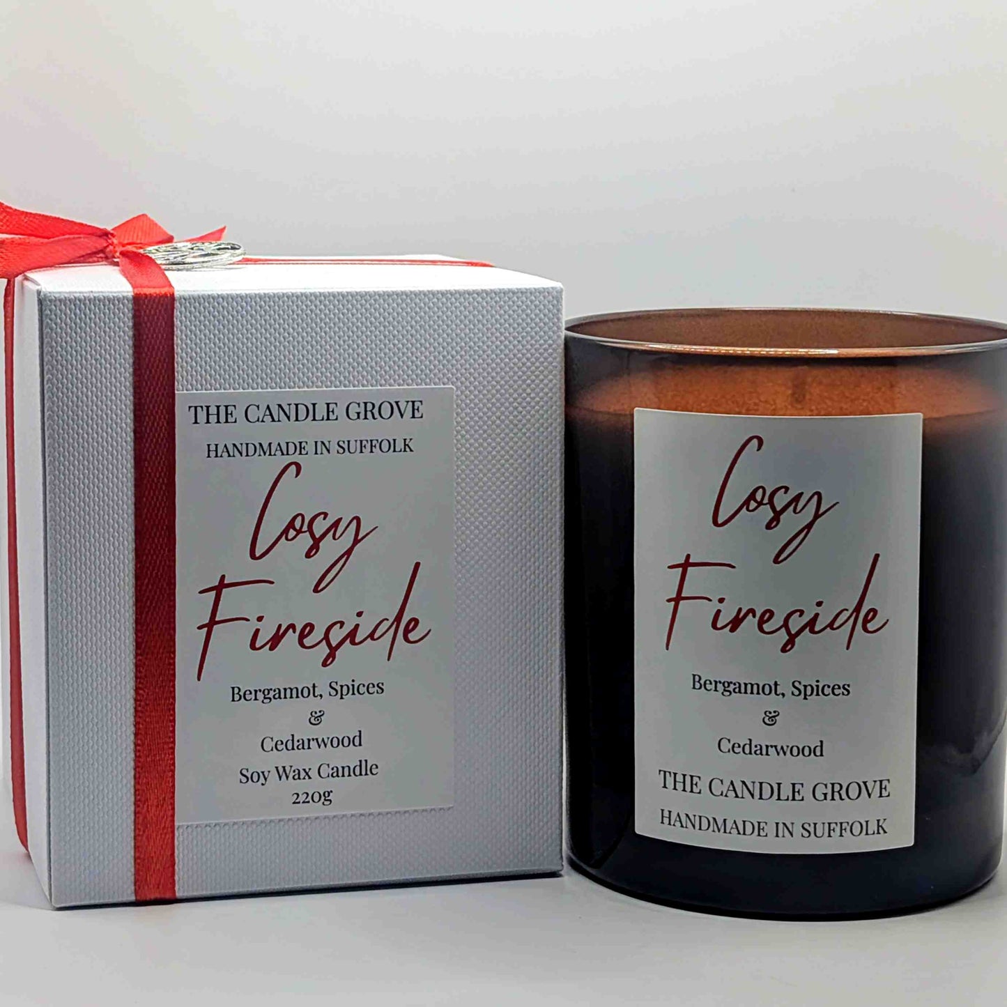Cosy Fireside Handmade Luxury Soy Wax Candle 220g