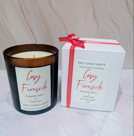 Cosy Fireside Handmade Luxury Soy Wax Candle 220g