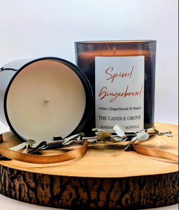 Spiced Gingerbread Handmade Luxury Soy Wax Candle 220g