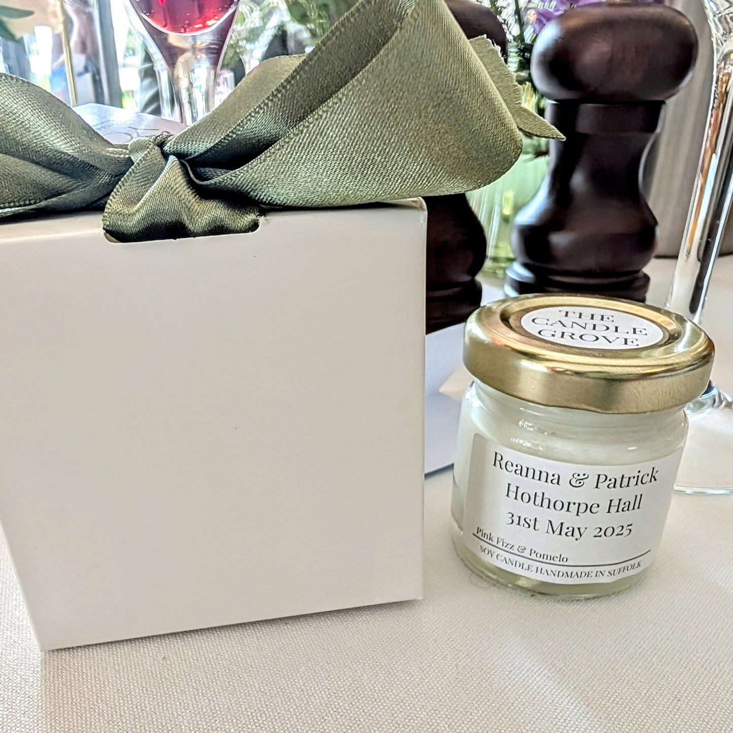 Mini Wedding Favour Candles