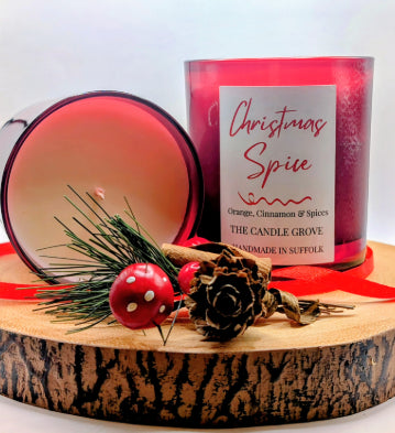 Christmas Spice  Handmade Luxury Soy Wax Candle 220g