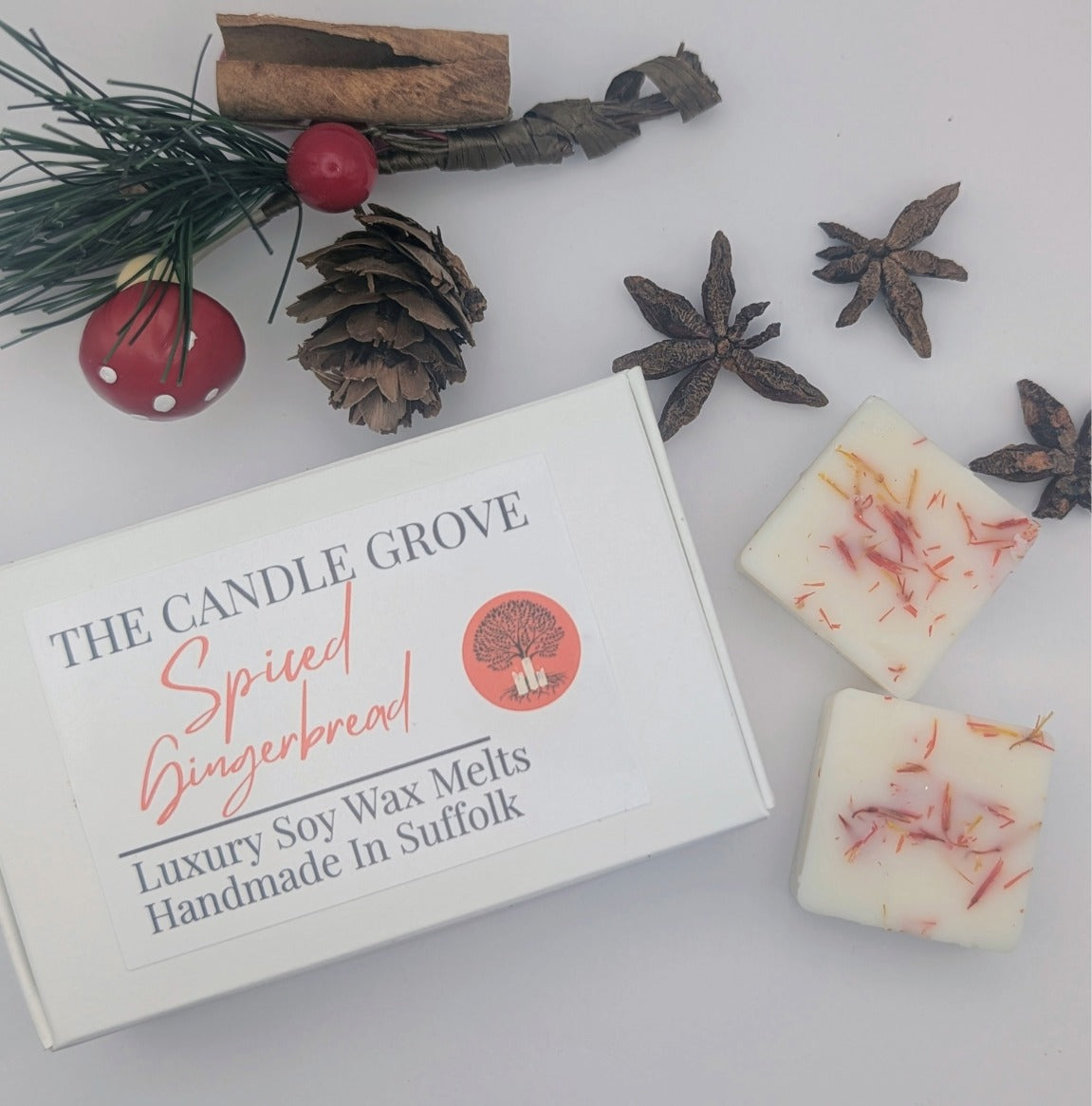 Spiced Gingerbread Handmade Luxury Soy Wax Melts e75g
