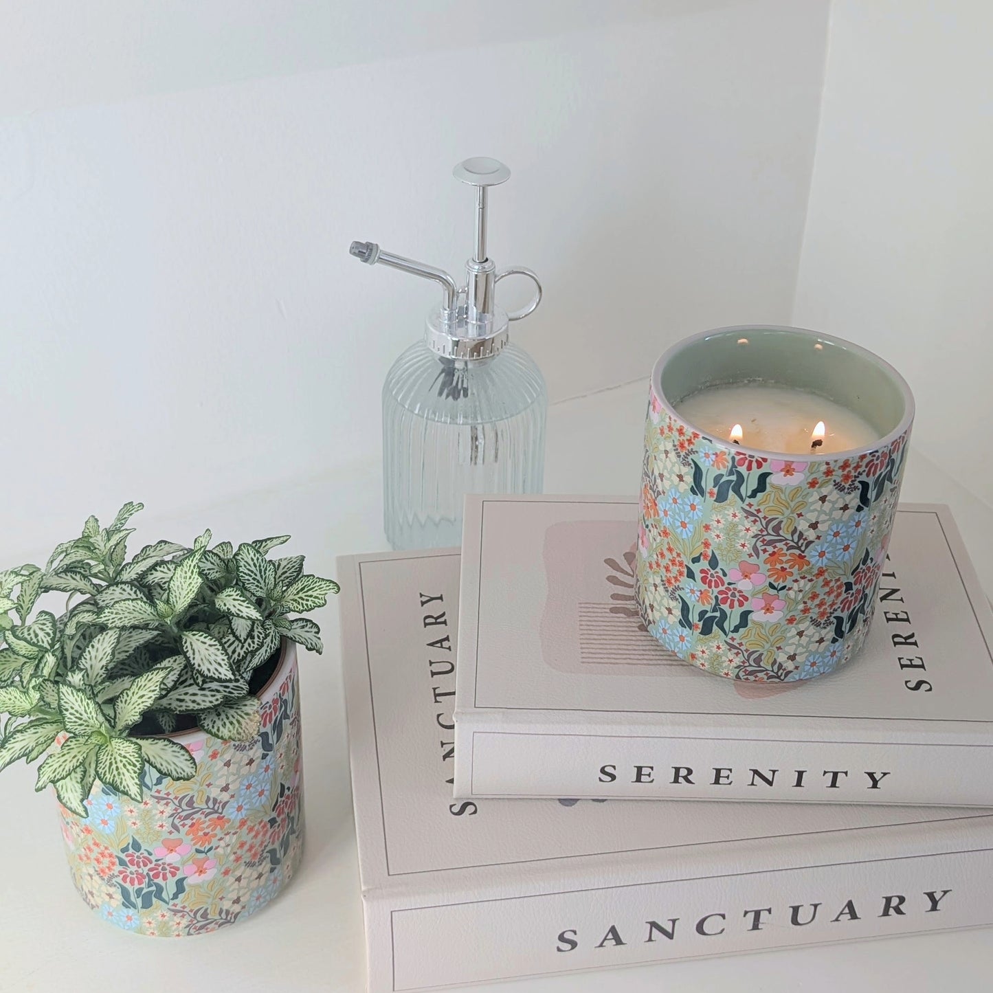 Sanctuary Garden Candle | Indoor & Outdoor Essential Oil Candle.
