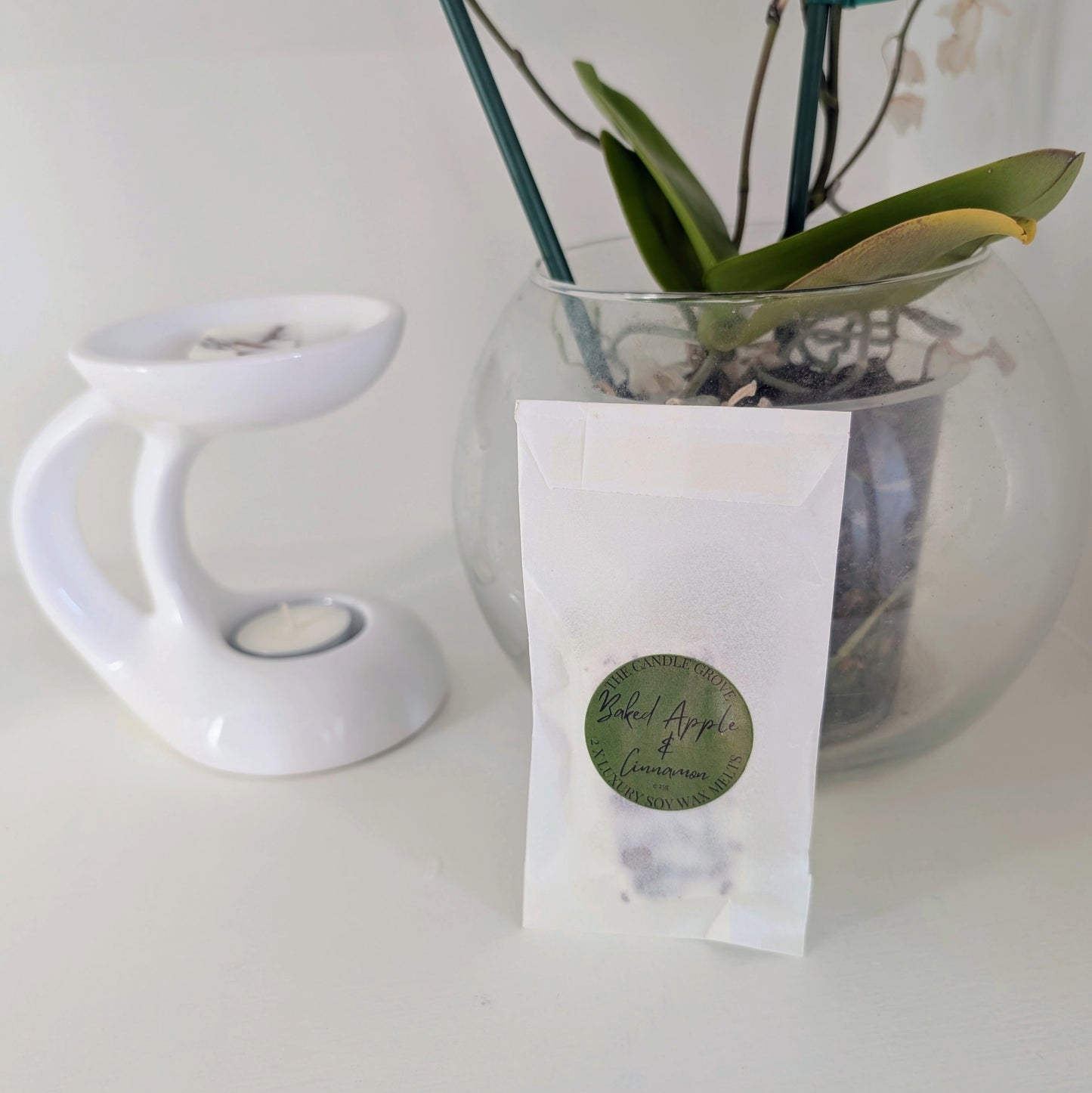 Baked Apple & Cinnamon Handmade Luxury Soy Wax Melts e75g