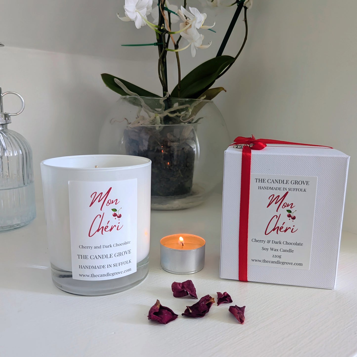 Mon Chéri Handmade Luxury Soy Wax Candle 220g